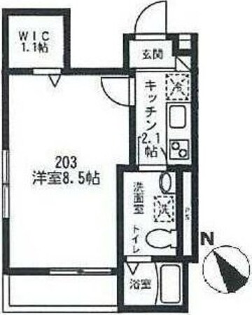 Residenza al picco レジデンツァアルピッコの物件間取画像